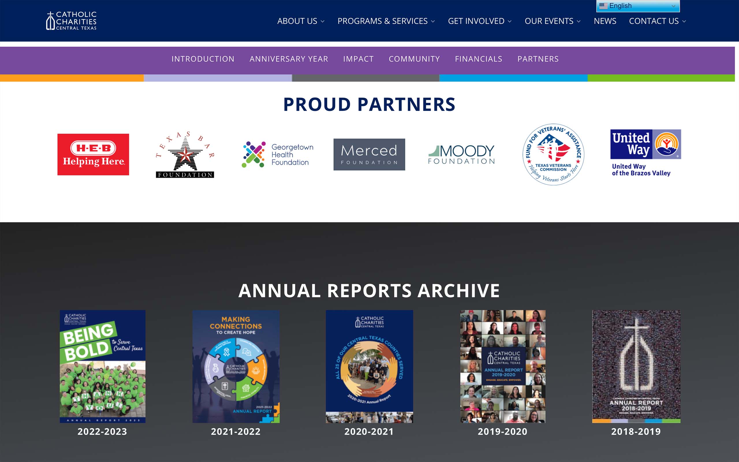 CCCTX Archive and Footer