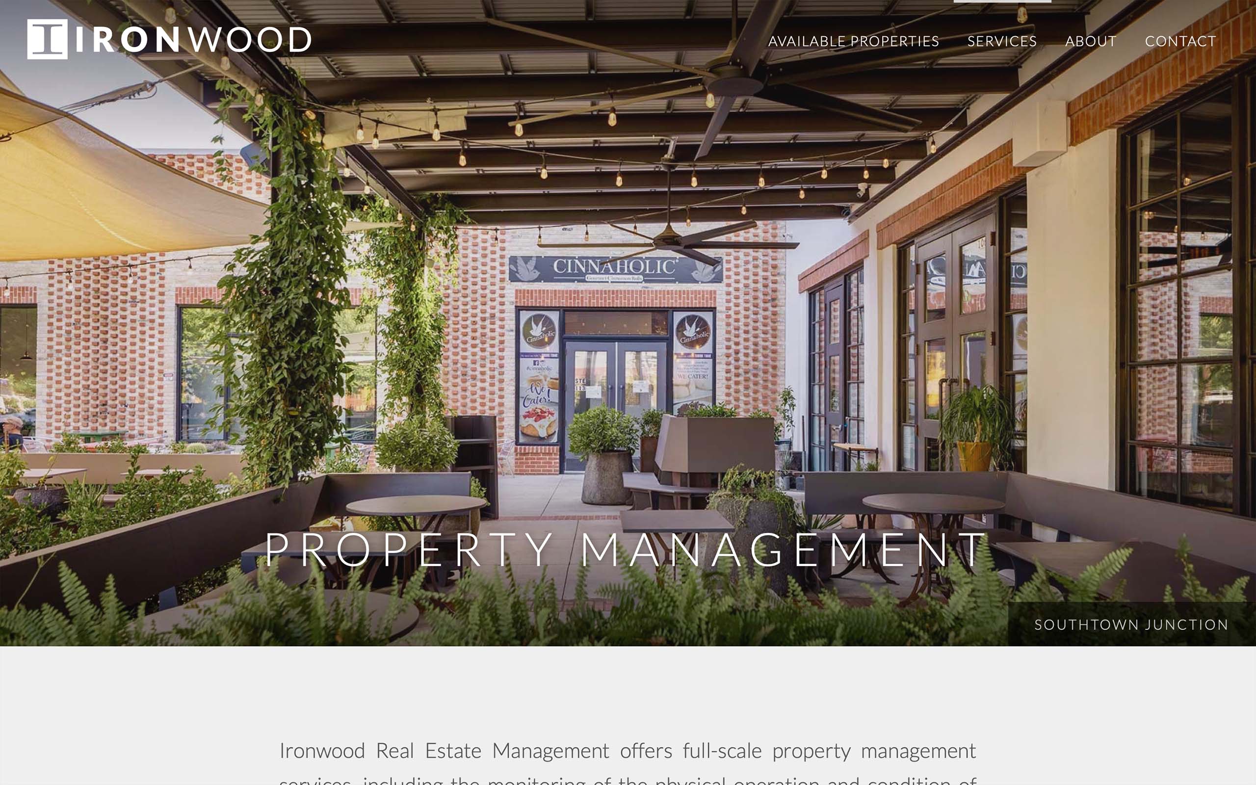 Ironwood Property Management Page