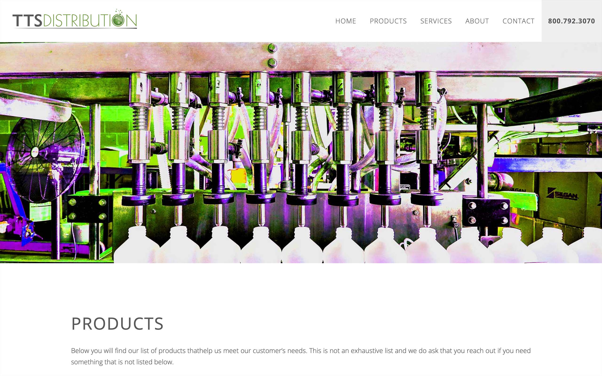 TTS Products Page